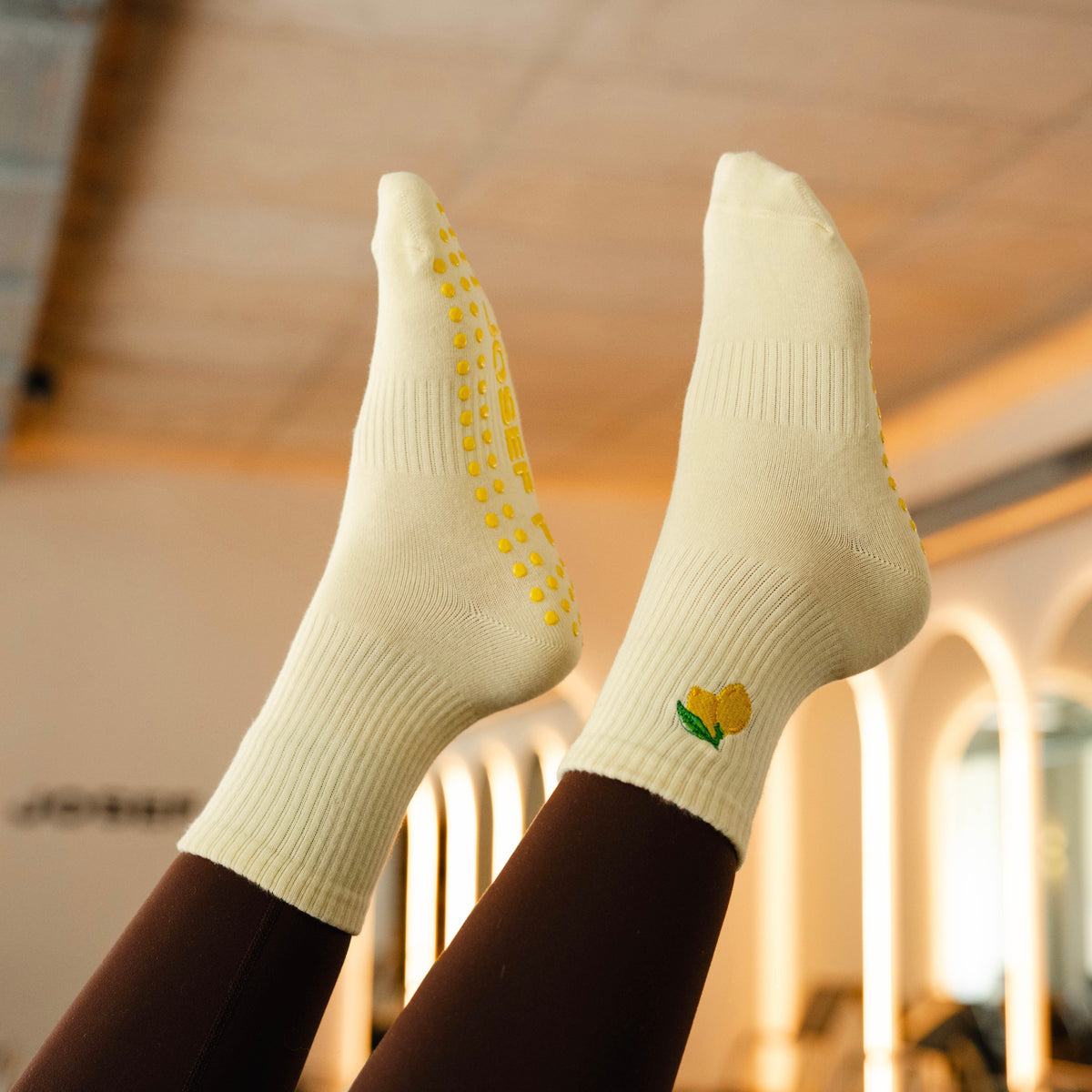 JOSEF P Lemon Edition - Pilates Socken