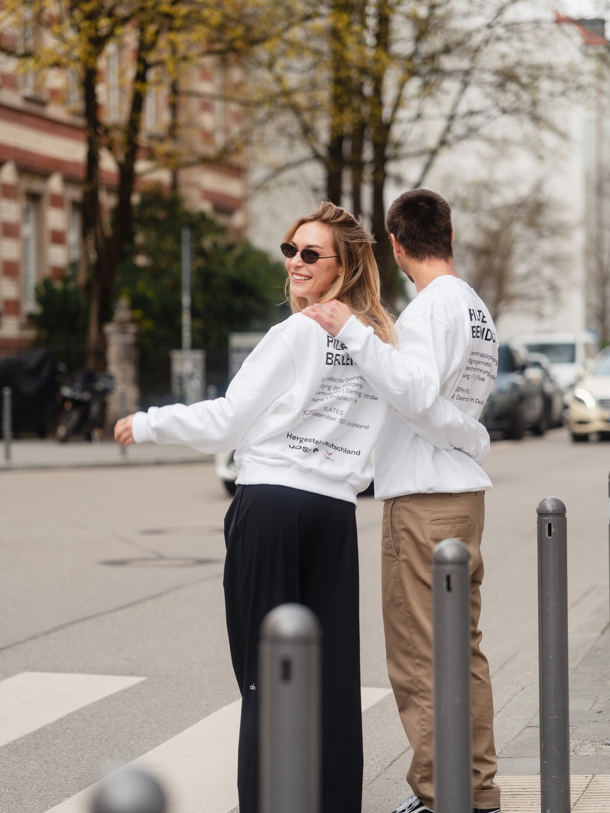 JOSEF P x Trigema Sweatshirt – White