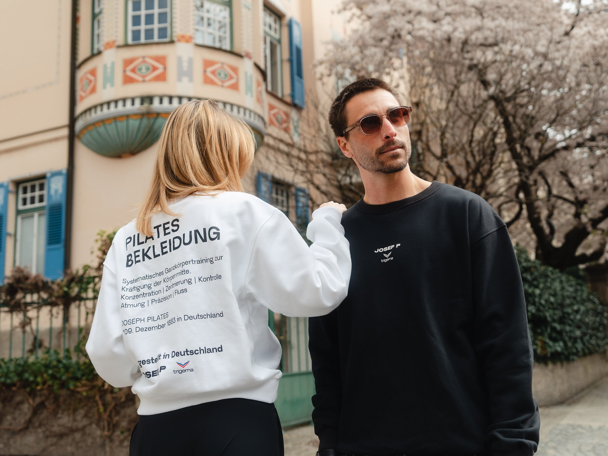 JOSEF P x Trigema Sweatshirt – White