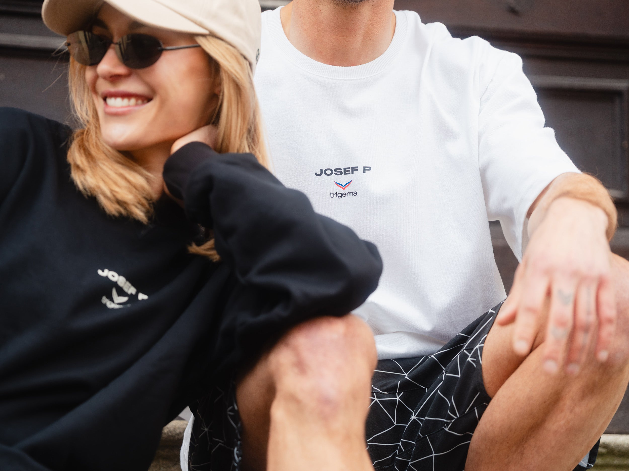 Camiseta JOSEF P x Trigema – Blanca
