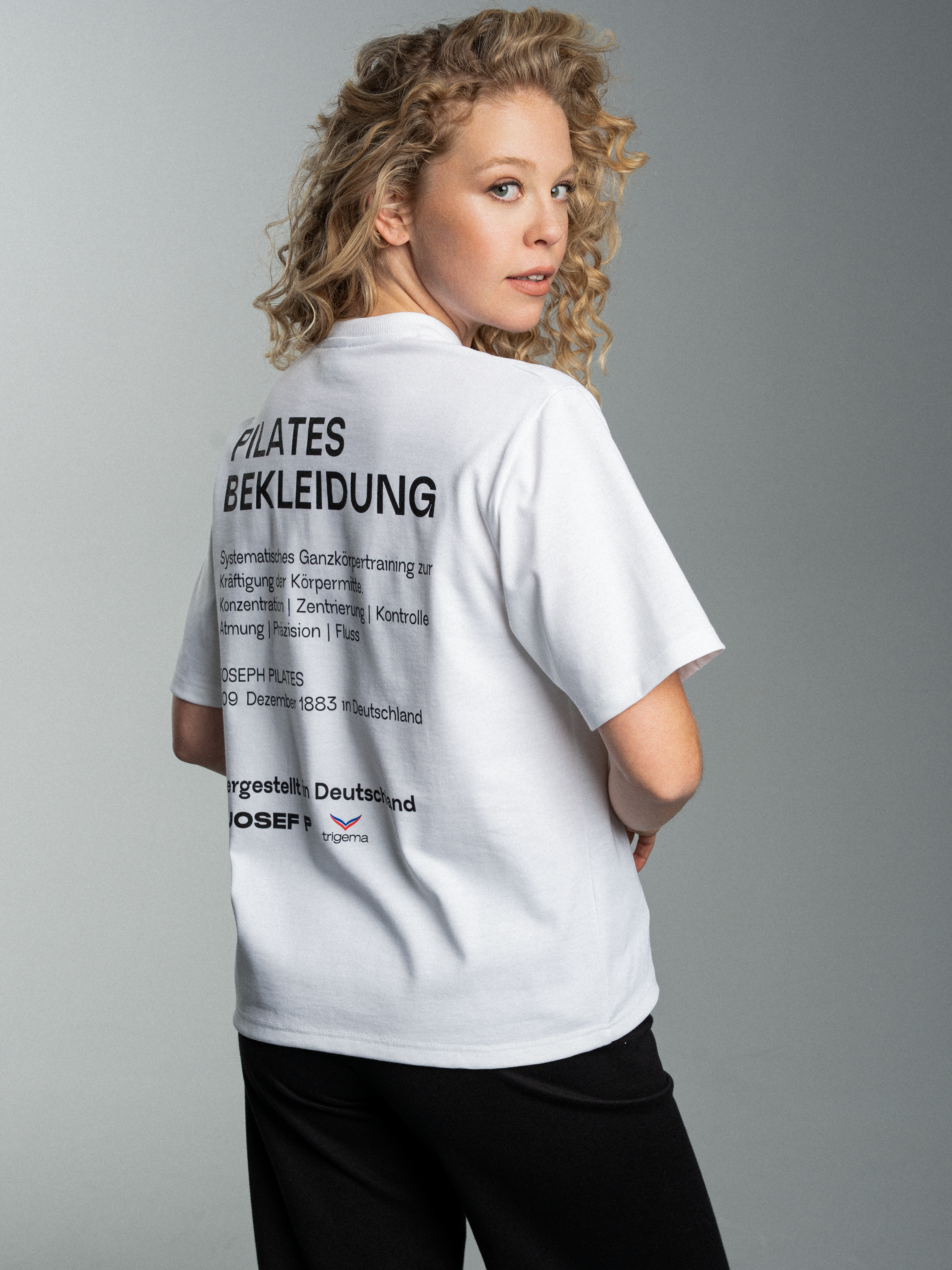 JOSEF P x Trigema T-Shirt – Weiß