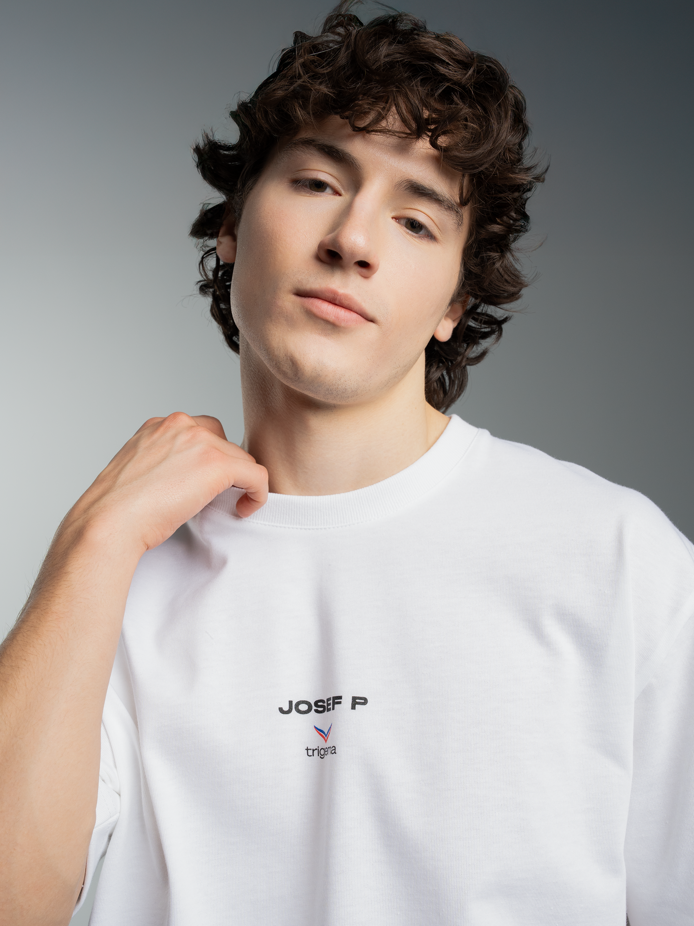 JOSEF P x Trigema T-Shirt – Weiß