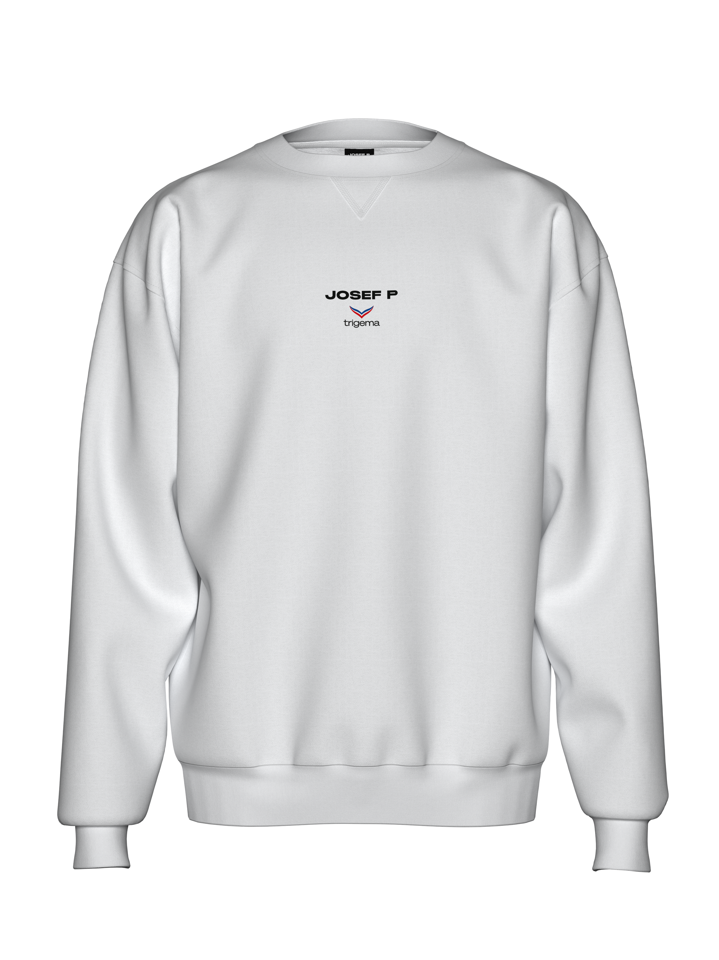 JOSEF P x Trigema Sweatshirt – Weiß