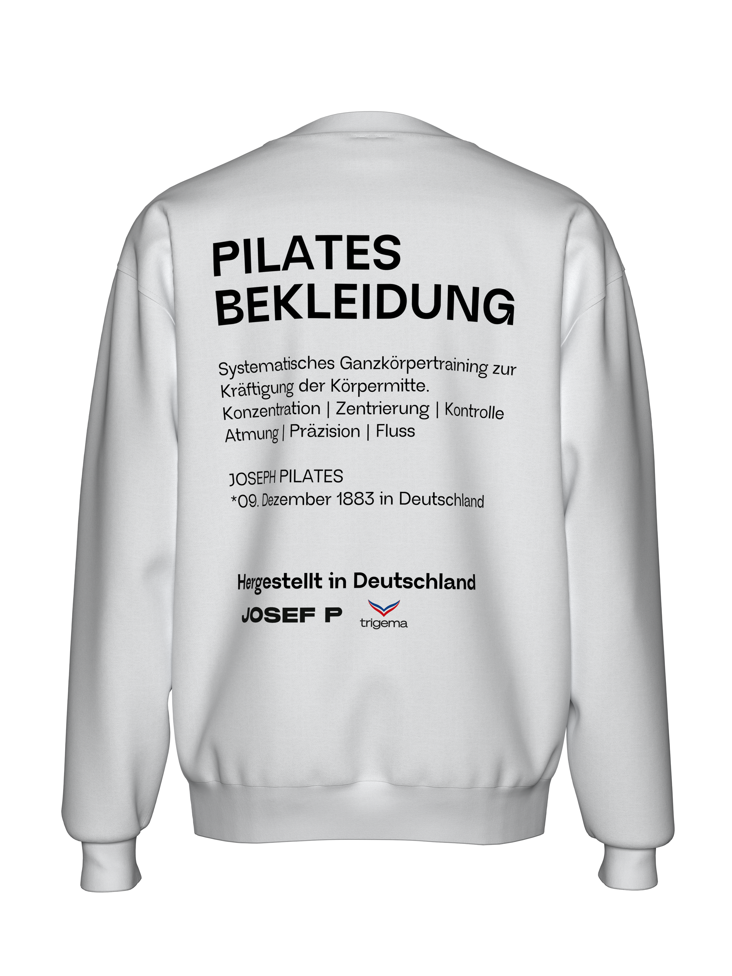 JOSEF P x Trigema Sweatshirt – Weiß