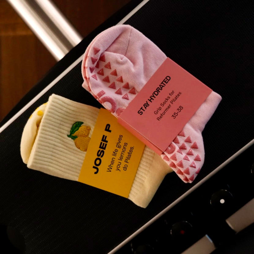 JOSEF P Lemon Edition - Pilates Socken