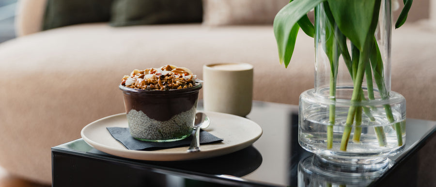 Acai Bowl und Specialty Coffee sowie Matcha und Protein Shakes im JOSEF P Café in Düsseldorf